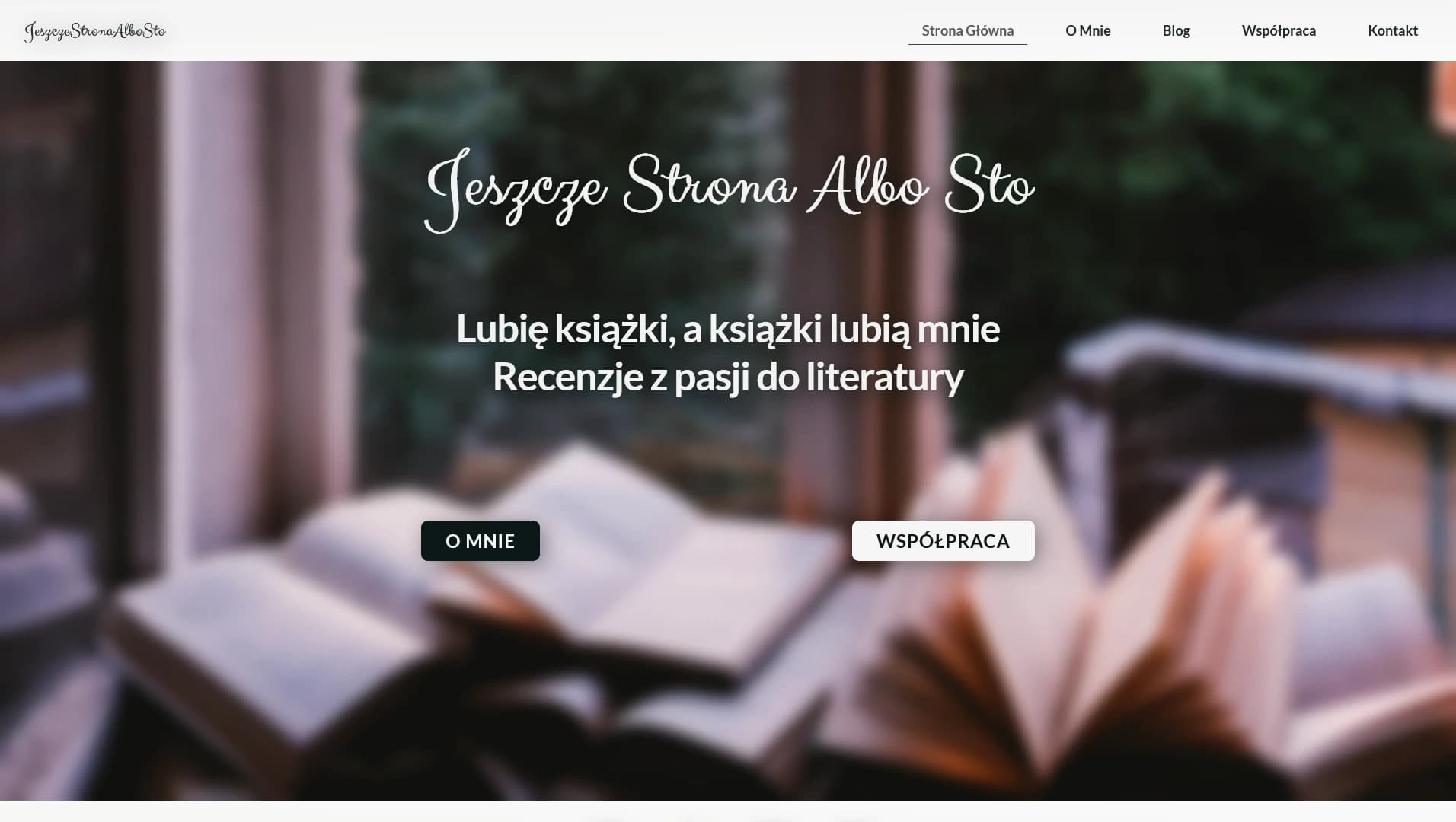 Client page with blog jeszczestronaalbosto.pl